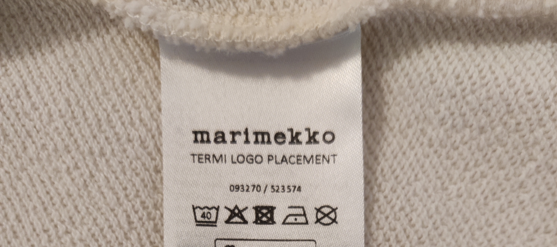 24AW■marimekko■Termi Logo Placement Kioski パーカー Termi Logo Placement Kioski hoodie | Marimekko