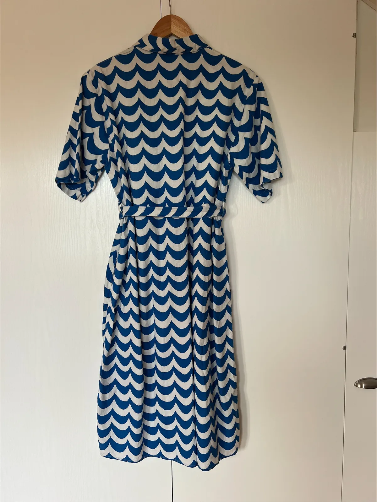 knee length dresses for ladies Uniqlo Snow White Square Neck Linen Dress main image 1