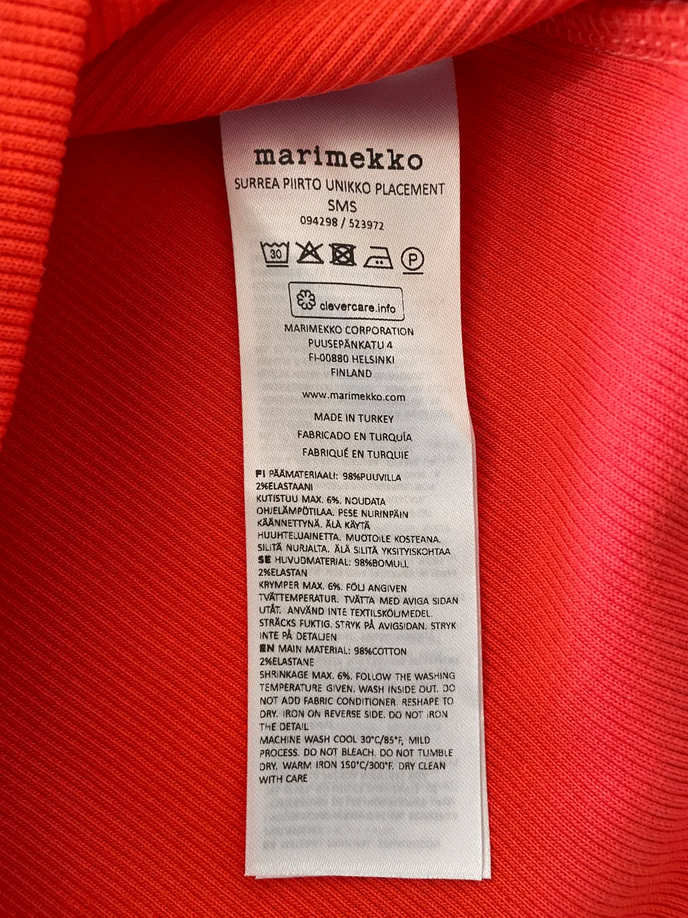 トップス Marimekko Surrea Piirto Unikko Placement Surrea Piirto Unikko Placement Kioski top