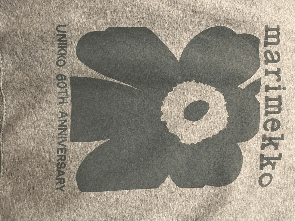 【marimekko】Luuppi Unikko Placement 60th Luuppi Unikko Placement Kioski hoodie | Marimekko